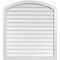 Ekena Millwork Arch Top Surface Mount PVC Gable Vent: Functional, w/ 2"W x 1-1/2"P Brickmould Frame, 38"W x 42"H GVPAR38X4202SF - alternate 1